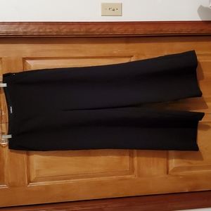 Express Wide Leg High Rise Black Pant 12Short